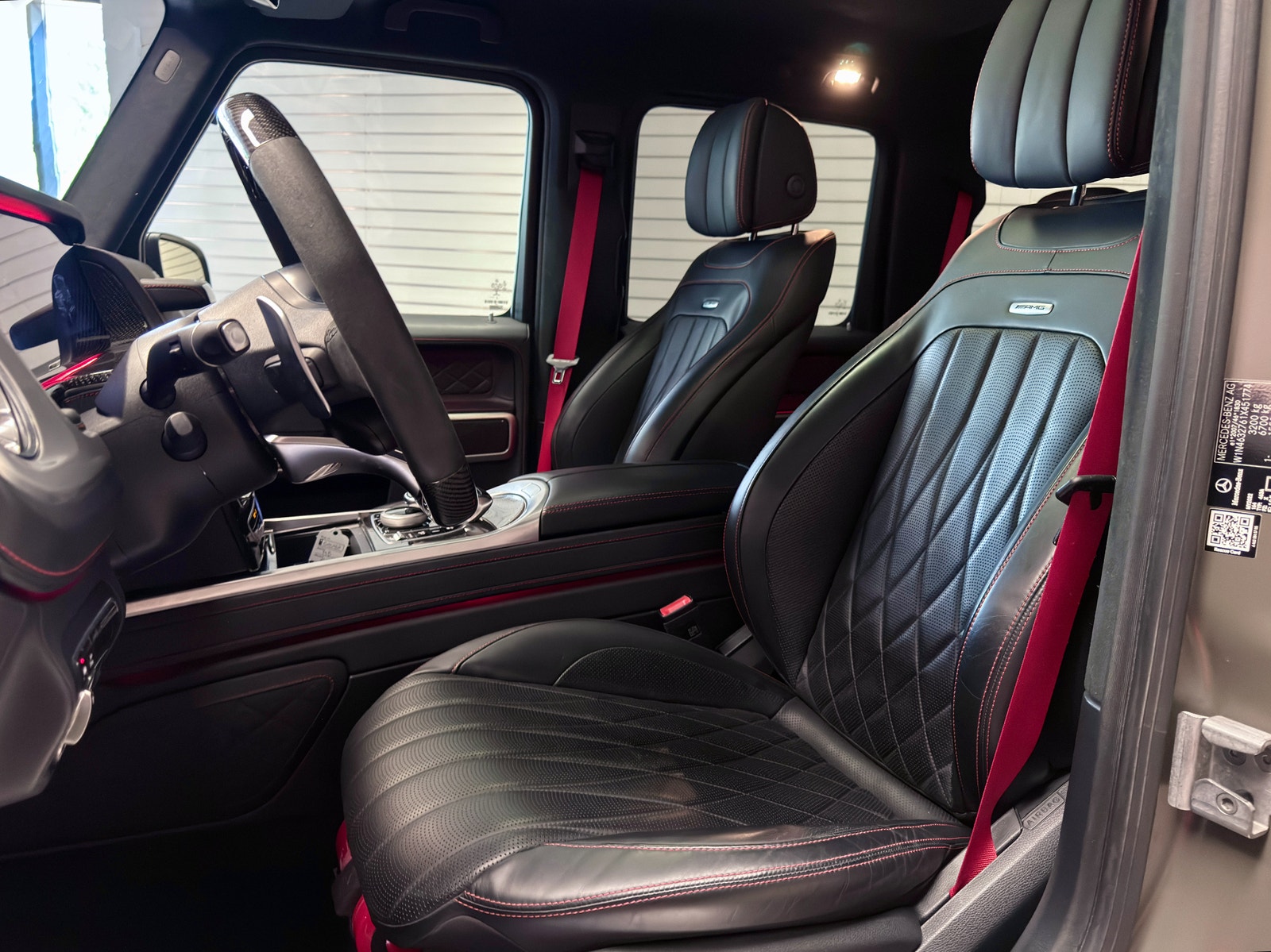 Mercedes-Benz AMG G 63 Manufaktur | Multikonturstolar | Burmester 3D 2023 - miniatyr 14