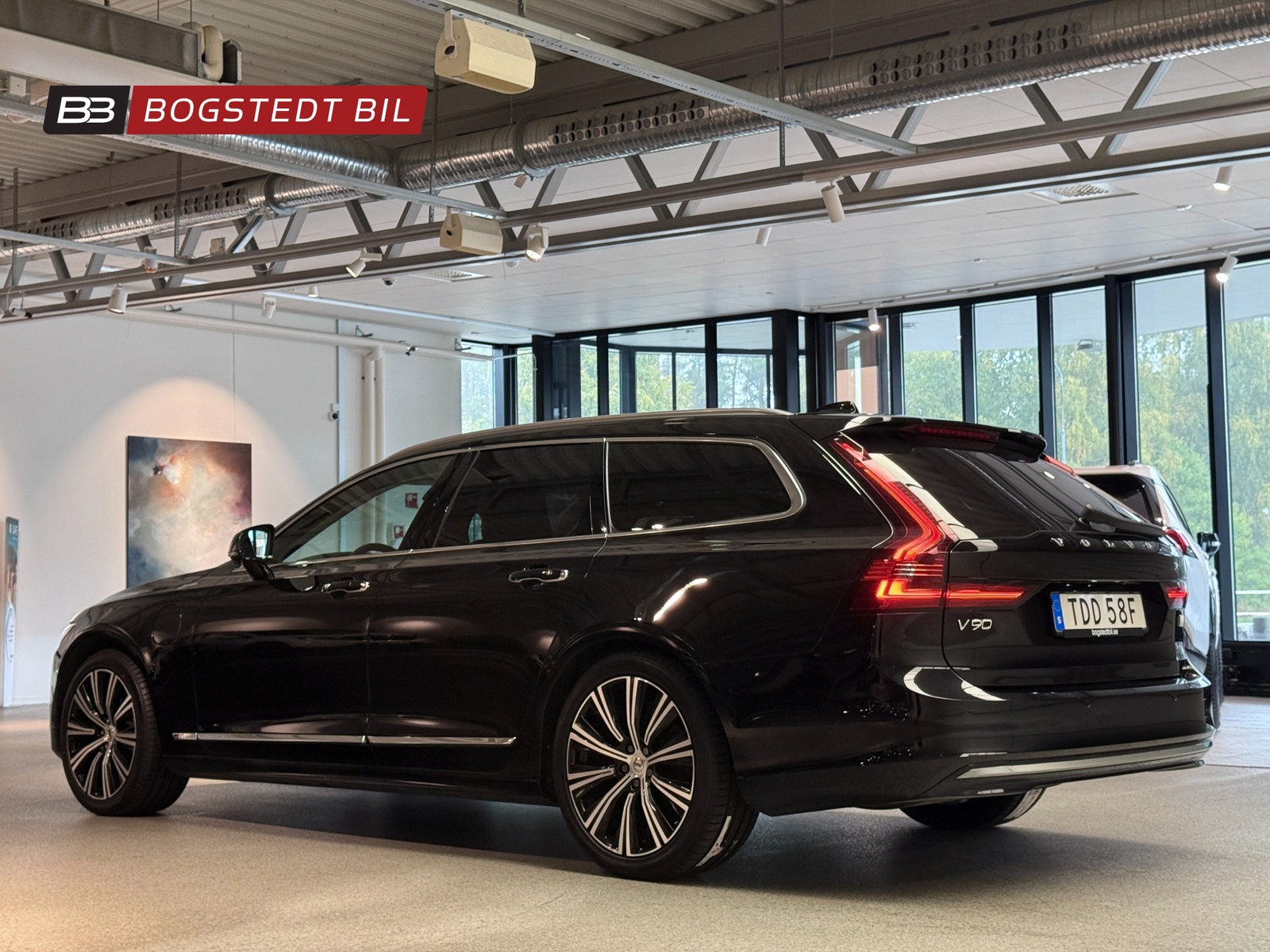 Volvo V90 Recharge T6 AWD 350hk Inscription|Läder|Drag|360°|H/K 2022 - miniatyr 5