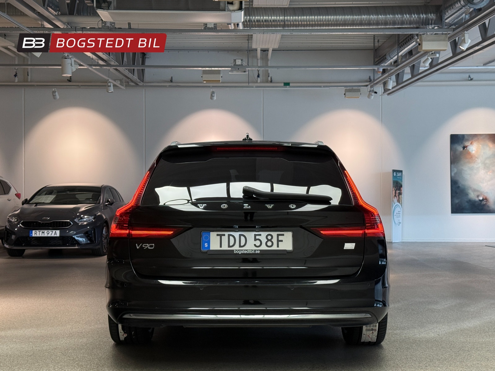Volvo V90 Recharge T6 AWD 350hk Inscription|Läder|Drag|360°|H/K 2022 - miniatyr 6