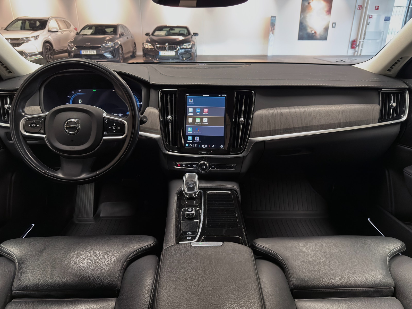 Volvo V90 Recharge T6 AWD 350hk Inscription|Läder|Drag|360°|H/K 2022 - miniatyr 10