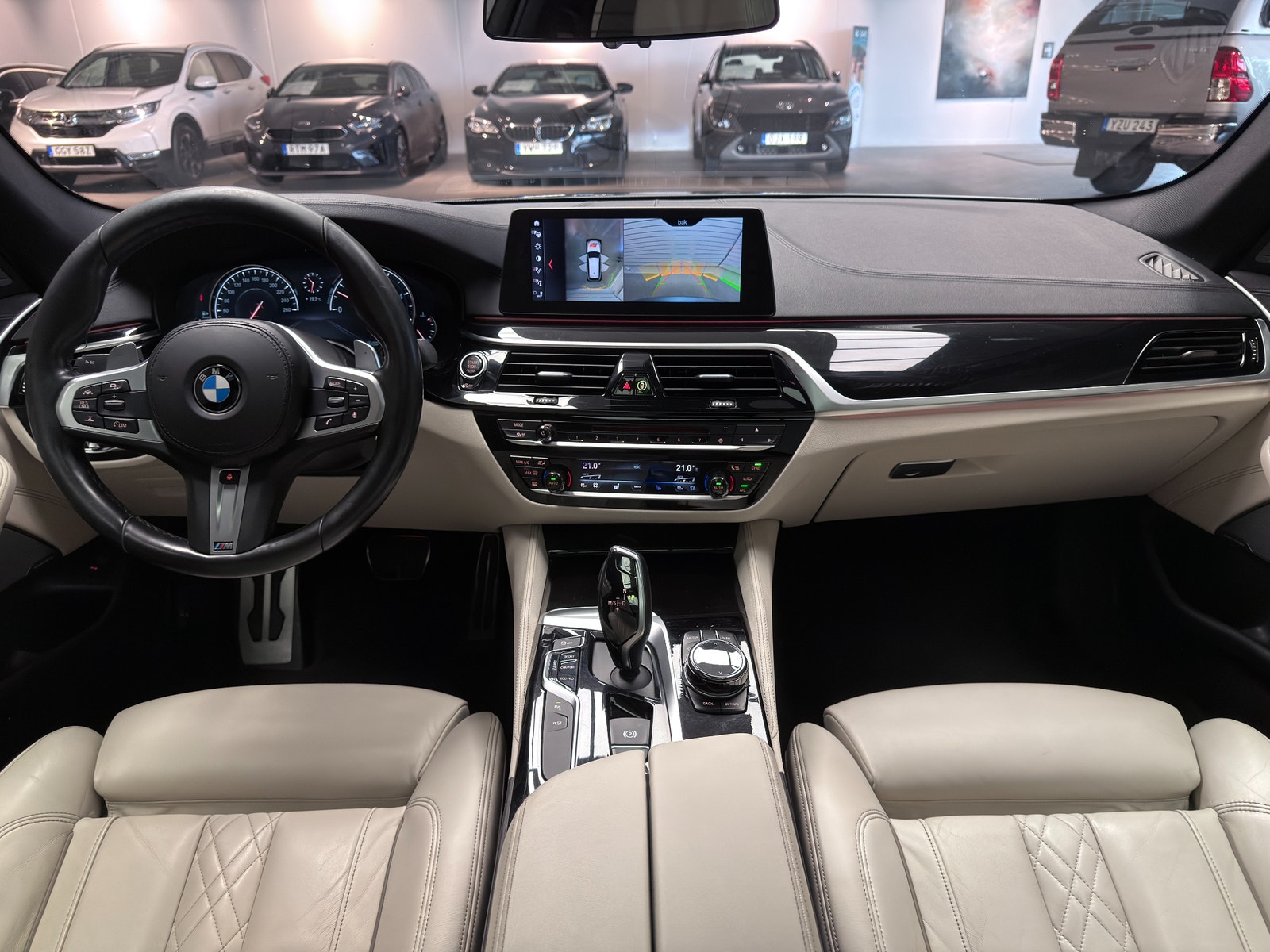 BMW 530d 530D xDrive Touring M Sport |Innovation Edition|Pano|H/K|HUD 2018 - miniatyr 11