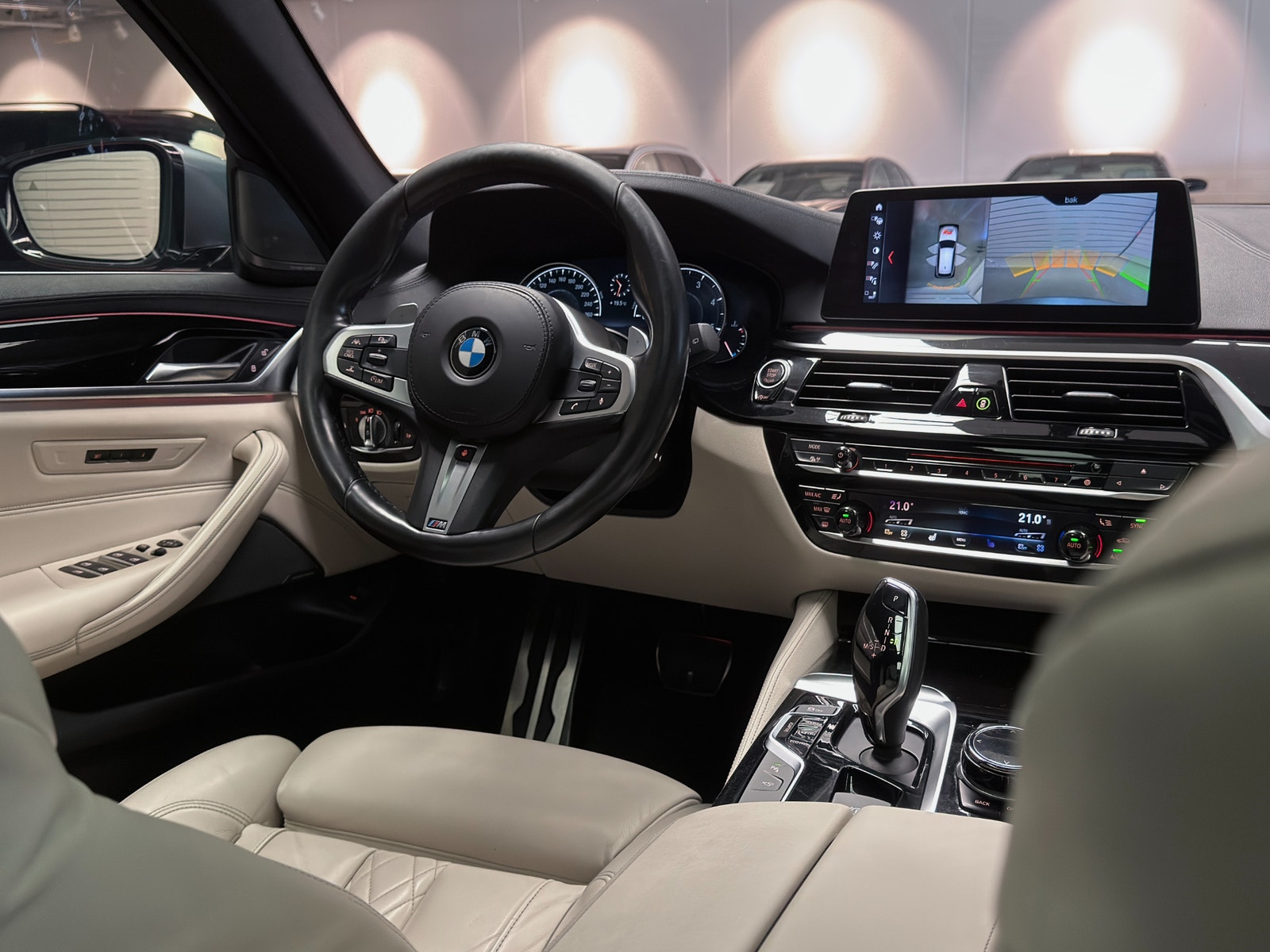 BMW 530d 530D xDrive Touring M Sport |Innovation Edition|Pano|H/K|HUD 2018 - miniatyr 21