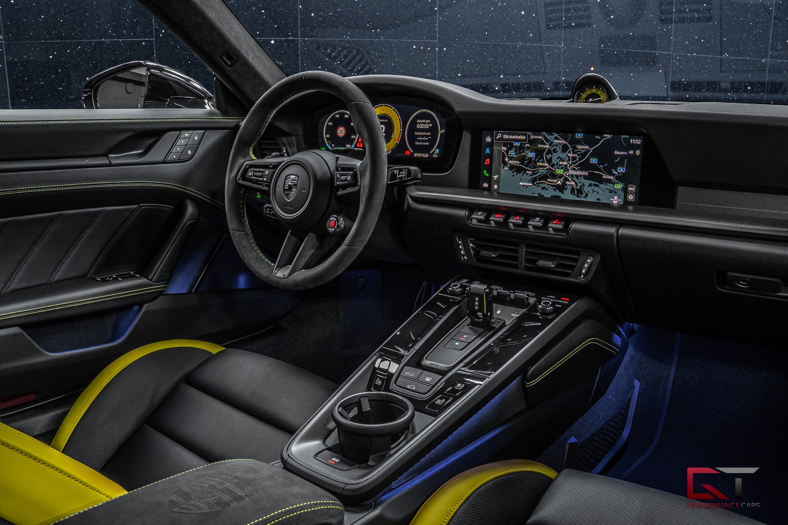 Porsche 911 992.2 Turbo S MOMS Burmester Lift Interiörpaket Glastak 2026 - miniatyr 20