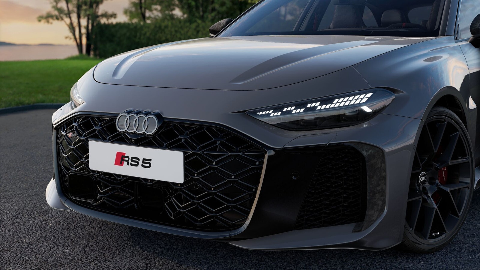 Audi RS5 Avant MOMS Keramiska Kamouflage Sport-paket Pano HuD 2026 - miniatyr 3