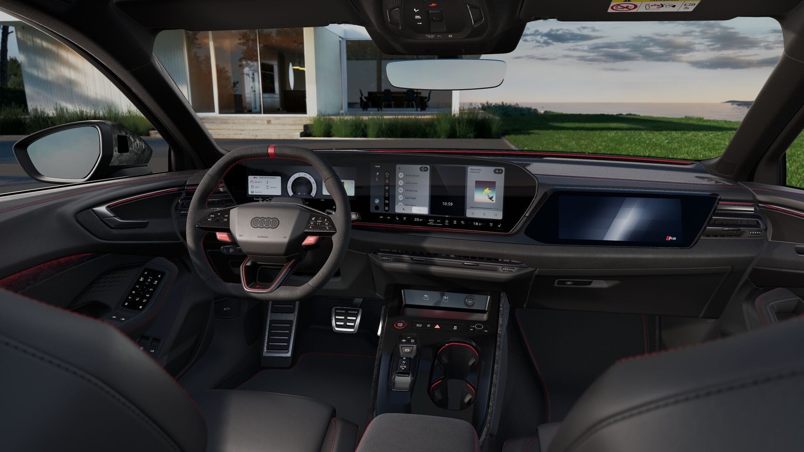 Audi RS5 Avant MOMS Keramiska Kamouflage Sport-paket Pano HuD 2026 - miniatyr 6