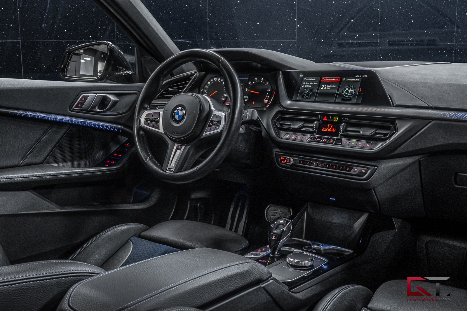 BMW 118i 118I M-Sport Pano Sportstolar Sportchassi Uppvärmd Ratt 2021 - miniatyr 13