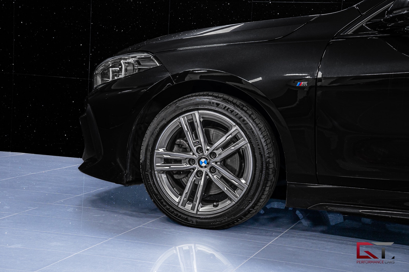 BMW 118i 118I M-Sport Pano Sportstolar Sportchassi Uppvärmd Ratt 2021 - miniatyr 5