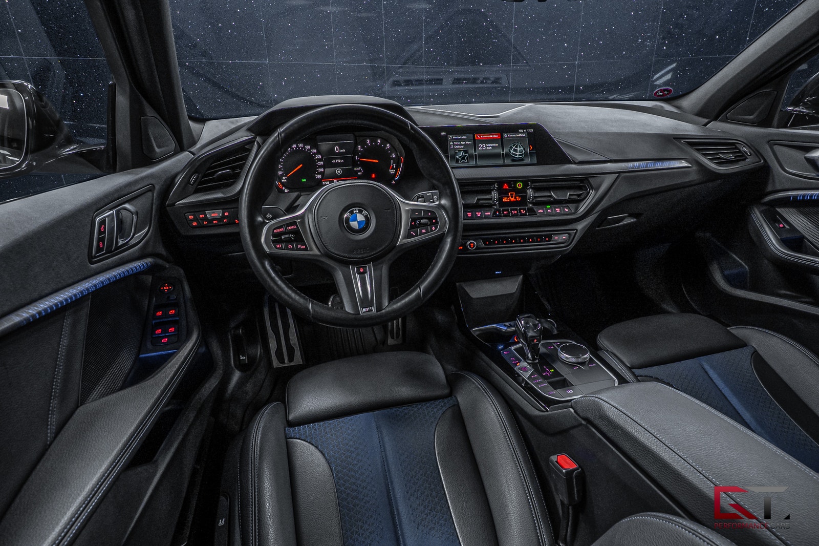 BMW 118i 118I M-Sport Pano Sportstolar Sportchassi Uppvärmd Ratt 2021 - miniatyr 9