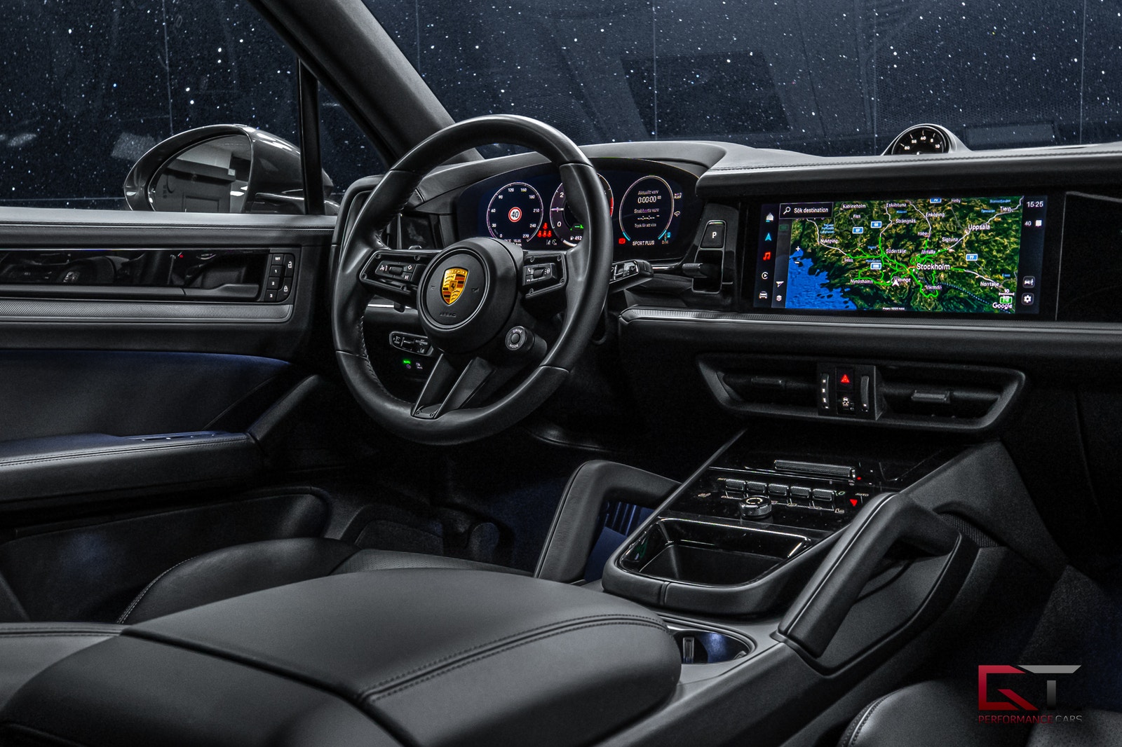Porsche Cayenne E-Hyb 2025 MOMS SportDesign 22" Pano 18-vägs HuD Drag 2025 - miniatyr 17