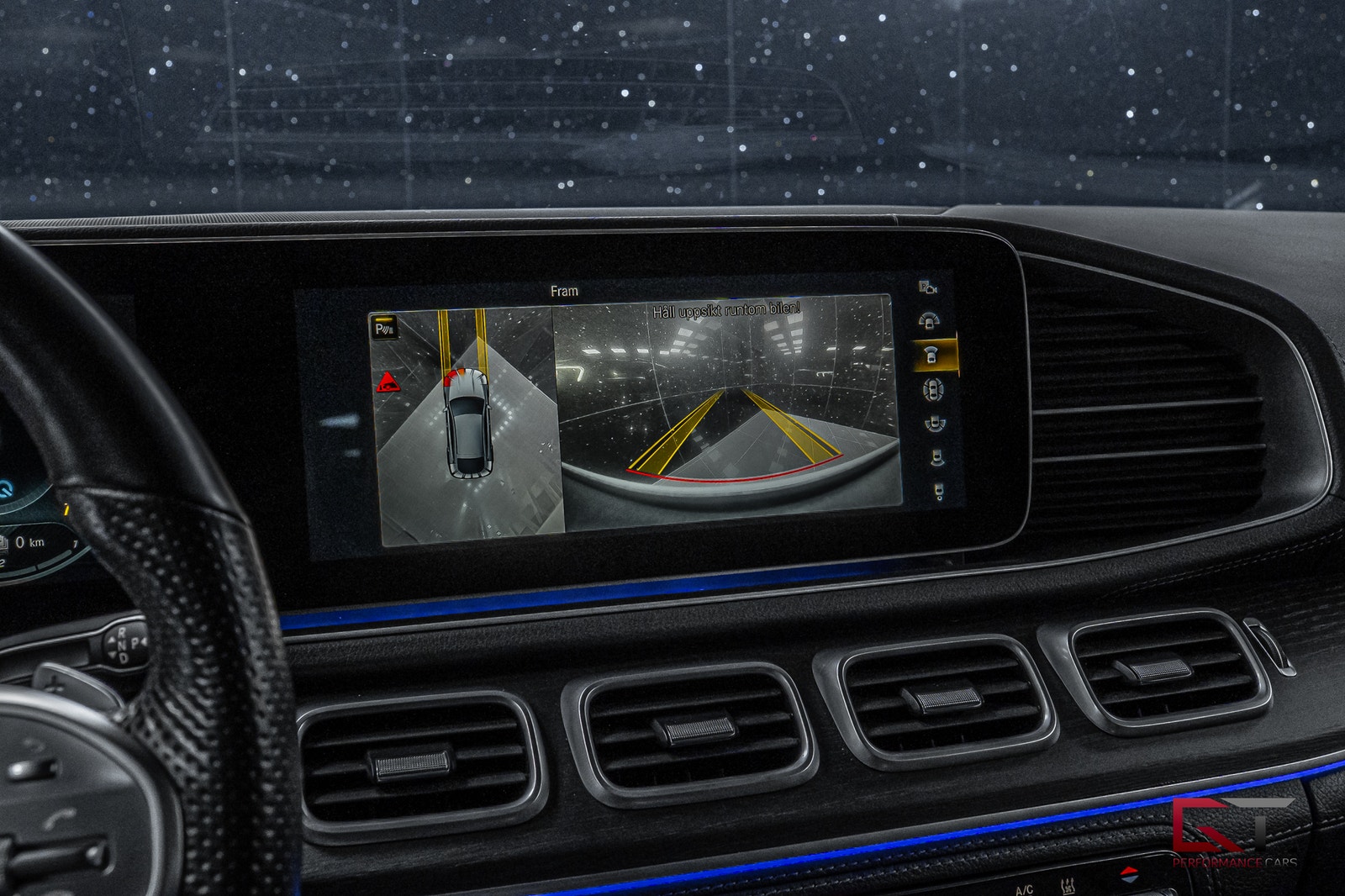 Mercedes-Benz GLE350 de de 4M Coupé AMG Pano ACC Drag Luftfjädring Bur HuD 2021 - miniatyr 13