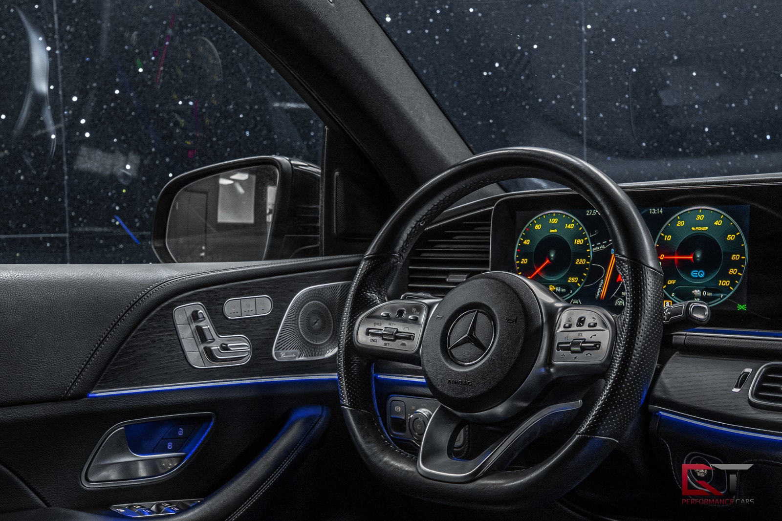 Mercedes-Benz GLE350 de de 4M Coupé AMG Pano ACC Drag Luftfjädring Bur HuD 2021 - miniatyr 19