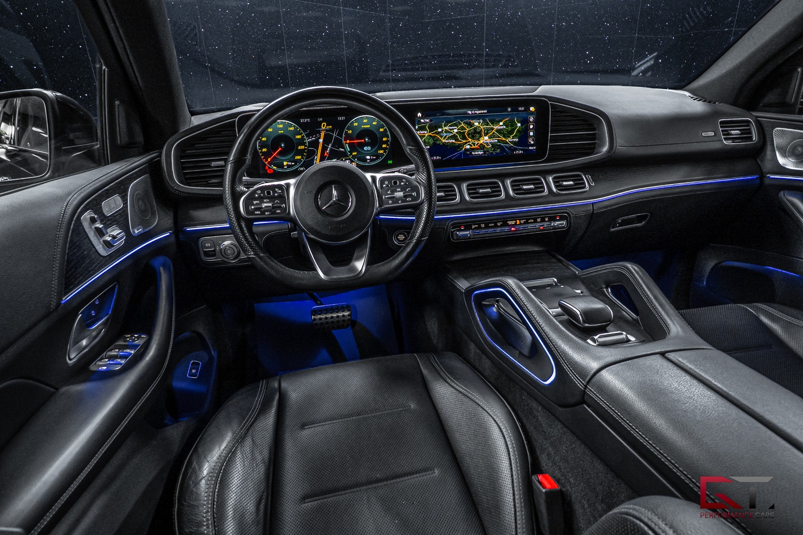 Mercedes-Benz GLE350 de de 4M Coupé AMG Pano ACC Drag Luftfjädring Bur HuD 2021 - miniatyr 10