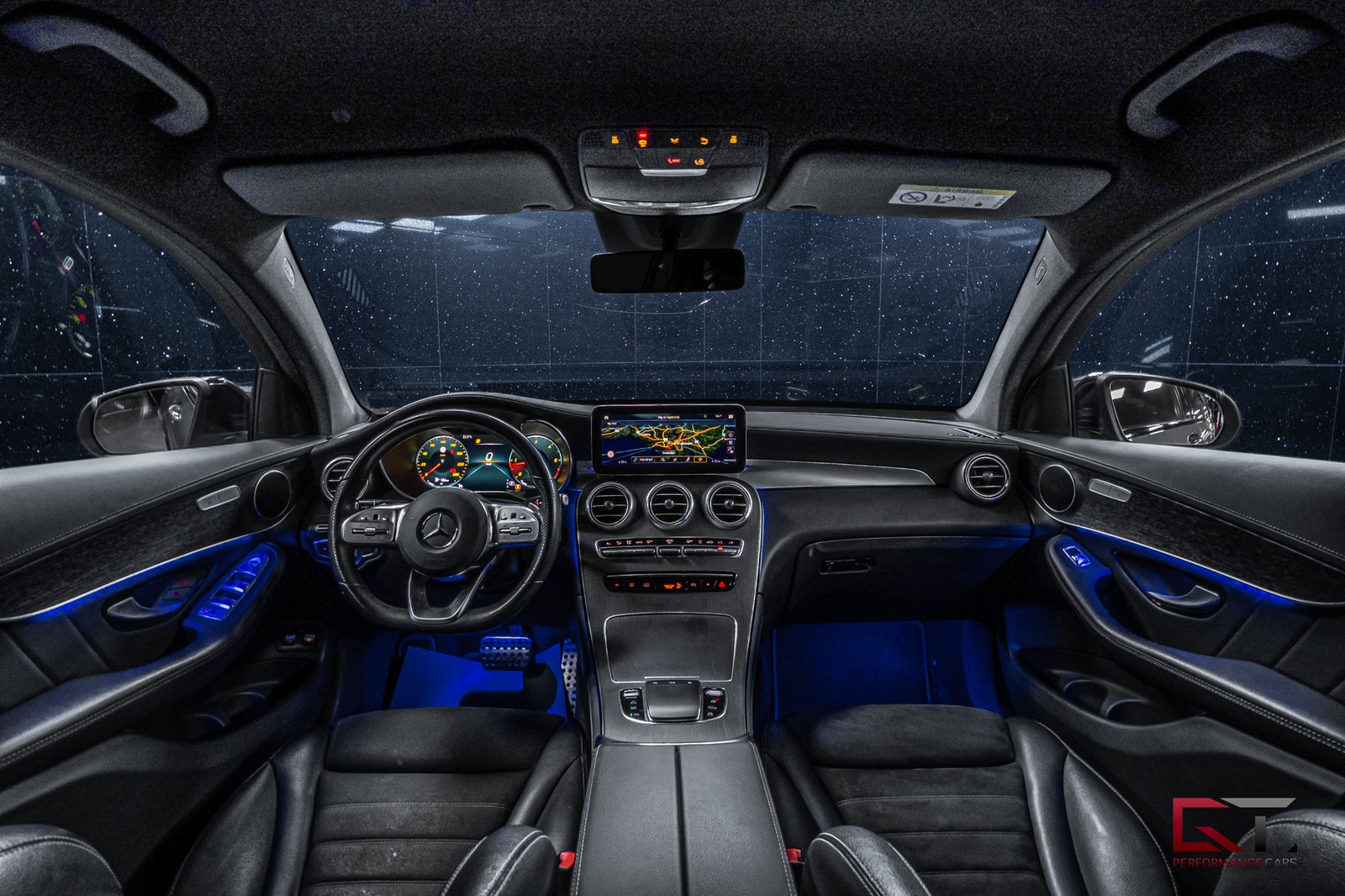 Mercedes-Benz GLC220 d 4M Coupé AMG Cockpit Drag Värmare Matrix Akustikglas 2020 - miniatyr 14