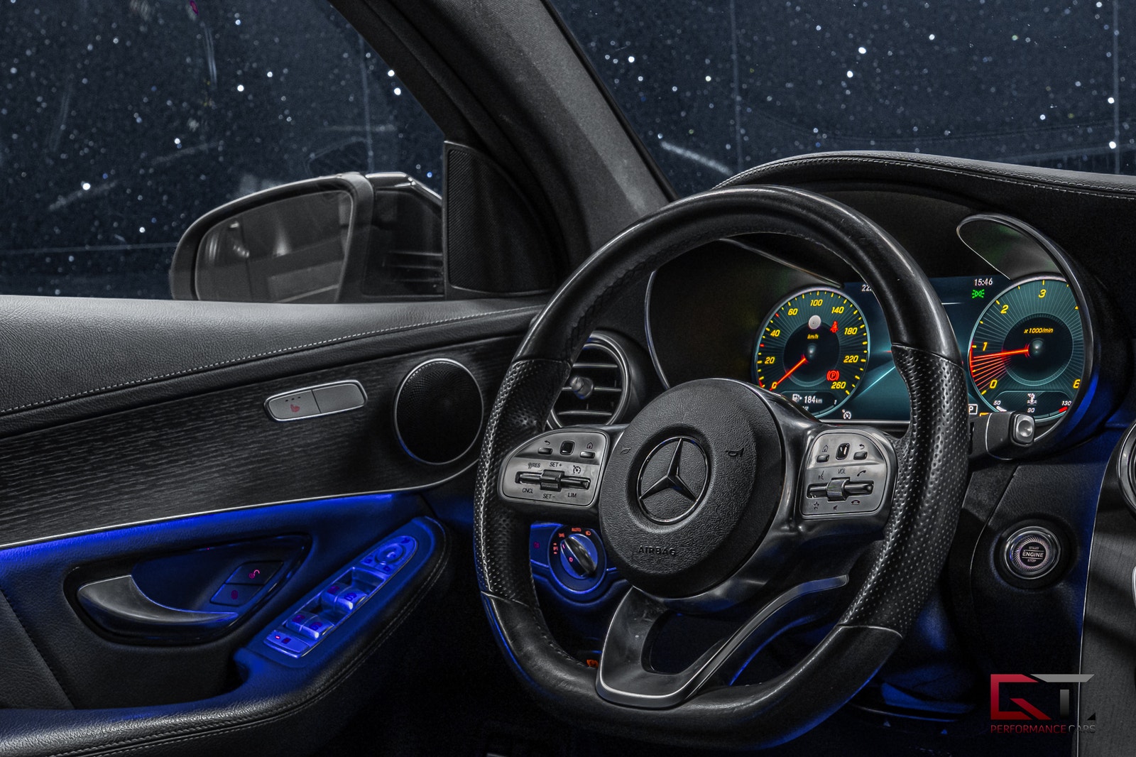 Mercedes-Benz GLC220 d 4M Coupé AMG Cockpit Drag Värmare Matrix Akustikglas 2020 - miniatyr 17