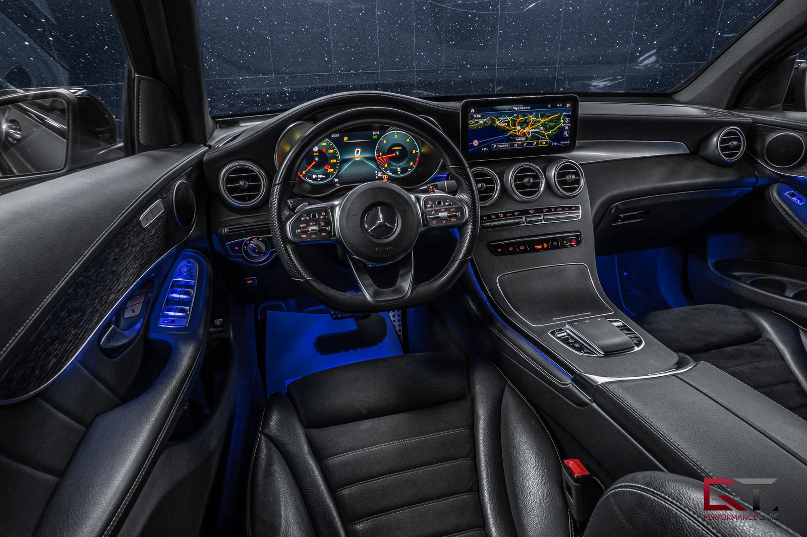 Mercedes-Benz GLC220 d 4M Coupé AMG Cockpit Drag Värmare Matrix Akustikglas 2020 - miniatyr 9