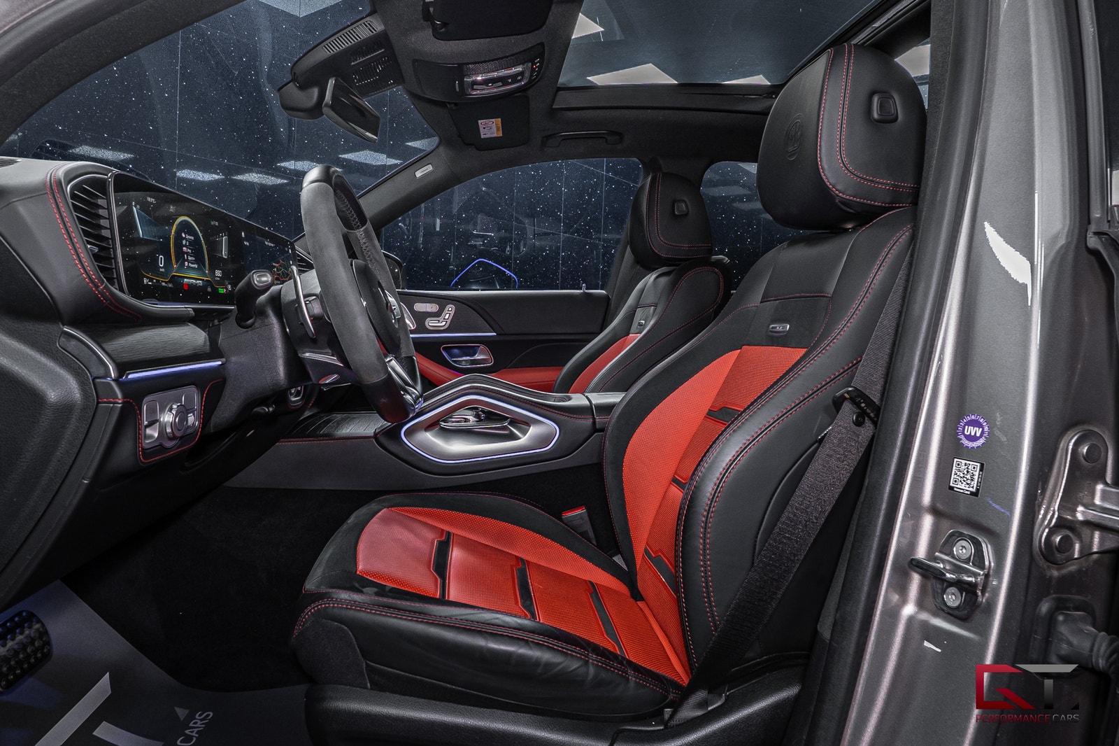 Mercedes-Benz GLE63 GLE 63 S AMG Pano Drag Värmare ACC 21" Bur Luftfjädring Matrix 2021 - miniatyr 13