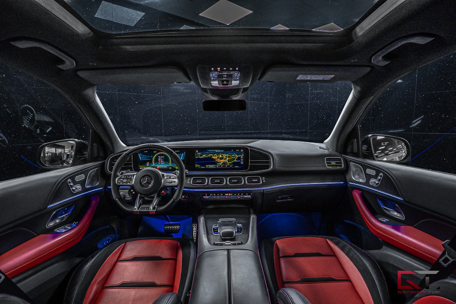 Mercedes-Benz GLE63 GLE 63 S AMG Pano Drag Värmare ACC 21" Bur Luftfjädring Matrix 2021 - miniatyr 14