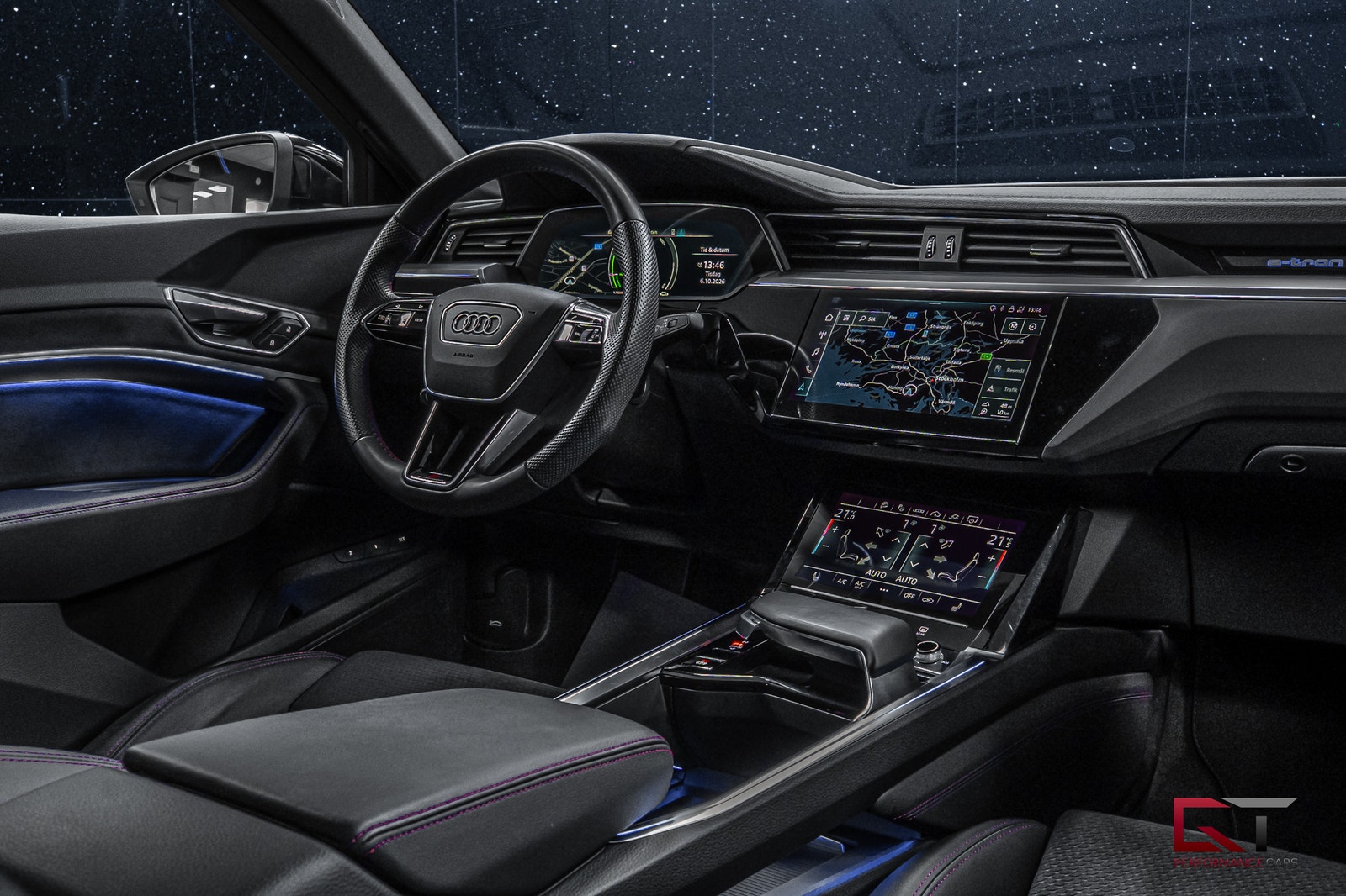 Audi Q8 e-tron SB 55 E-Tron Q MOMS 21" Pano B&O-3D Drag Luftfjädring 2024 - miniatyr 18