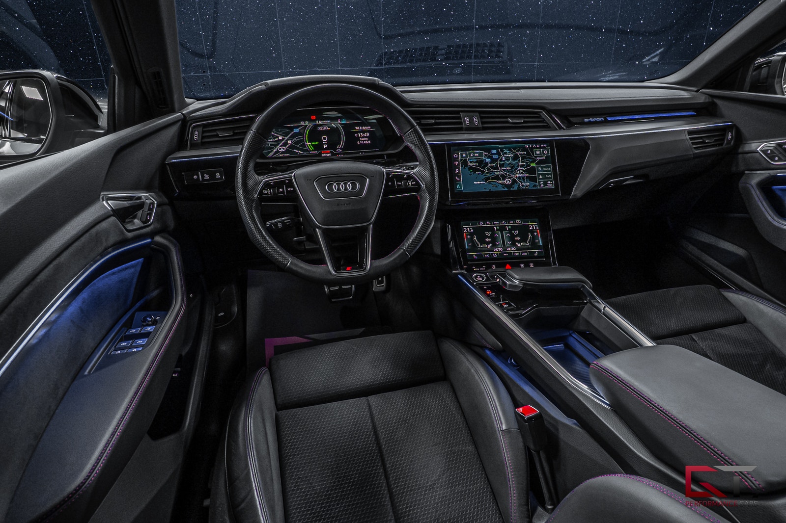 Audi Q8 e-tron SB 55 E-Tron Q MOMS 21" Pano B&O-3D Drag Luftfjädring 2024 - miniatyr 10