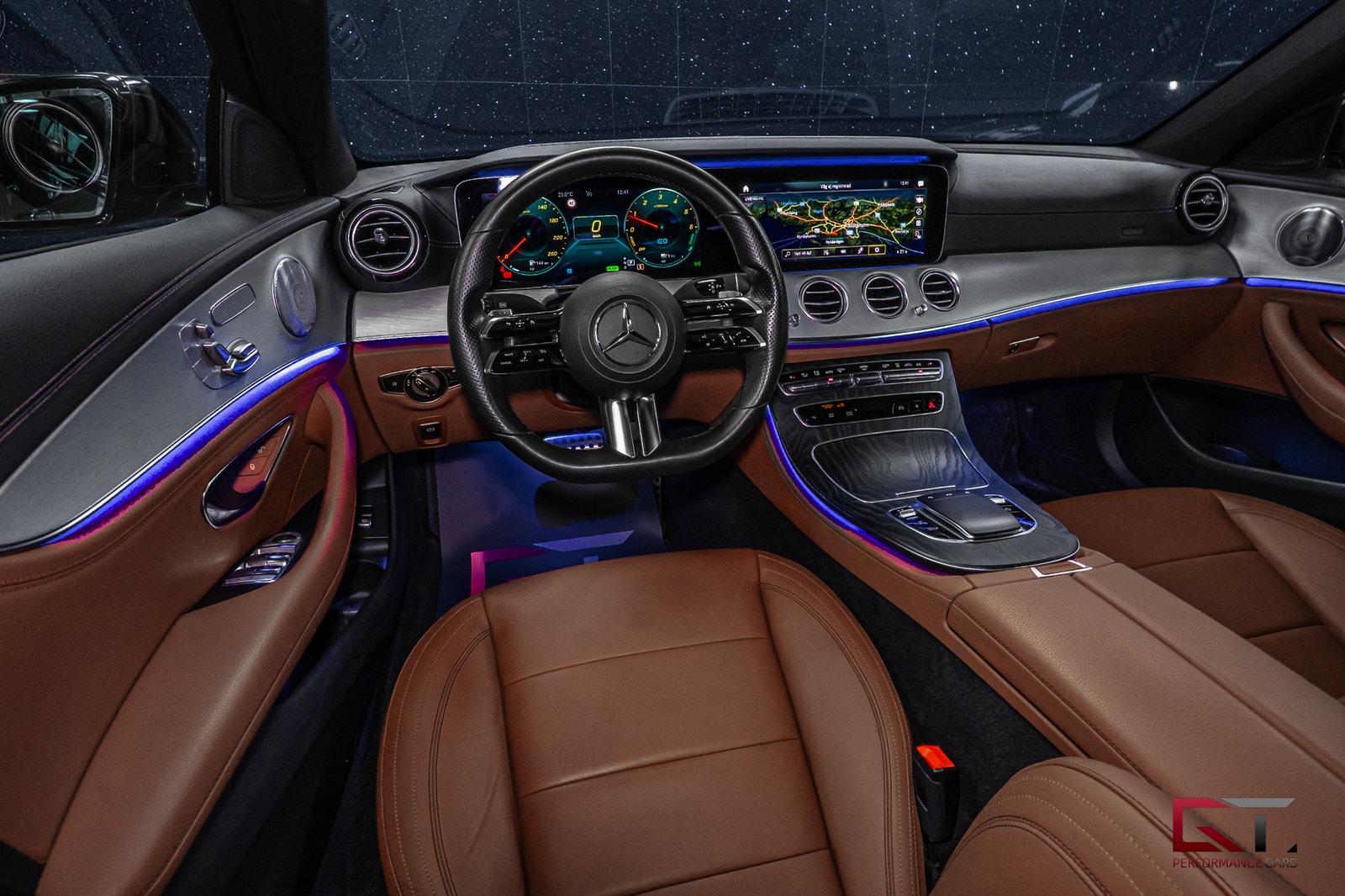 Mercedes-Benz E300 de 4M AMG SE Edt Premium+ Pano Burmester Drag Matrix 360° 2021 - miniatyr 10