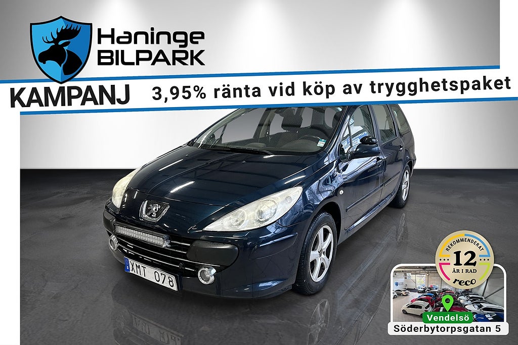 Peugeot 307 1.6 / BESIKTIGAD / SUPERDEAL 3,95% /
