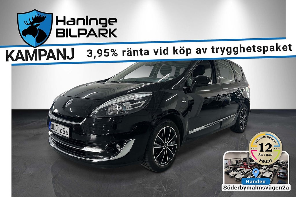 Renault Grand Scenic I 1.6 dCi Bose Edition 7-Sits /PDC /1-ÄGARE /DEAL fr3,95%