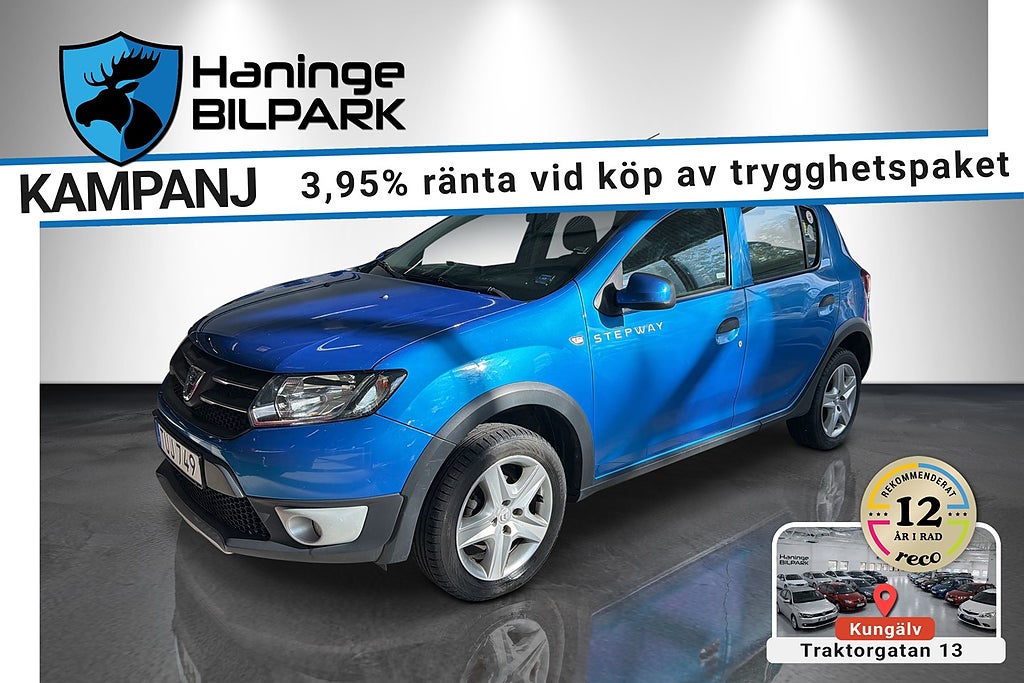 Dacia Sandero Stepway 0.9 TCe SUPERDEAL 3.95% / LÅGMILAD / PDC / GPS