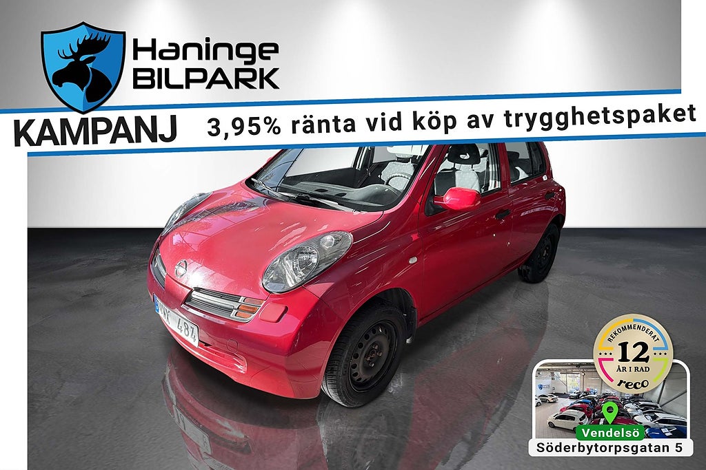 Nissan Micra 5-dörrar 1.2 / GDS /