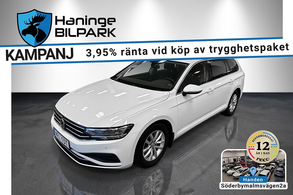 Volkswagen Passat 1.5 TSI SUPERDEAL FR 3.95% / B-KAM / FJÄRRVÄRME/ DRAG