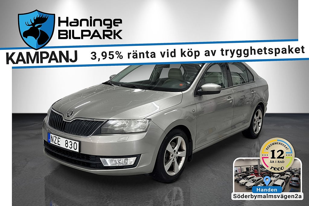 Skoda Rapid 1.4 TSI Plus / Dragkrok / PDC / Superdeal 3,95%