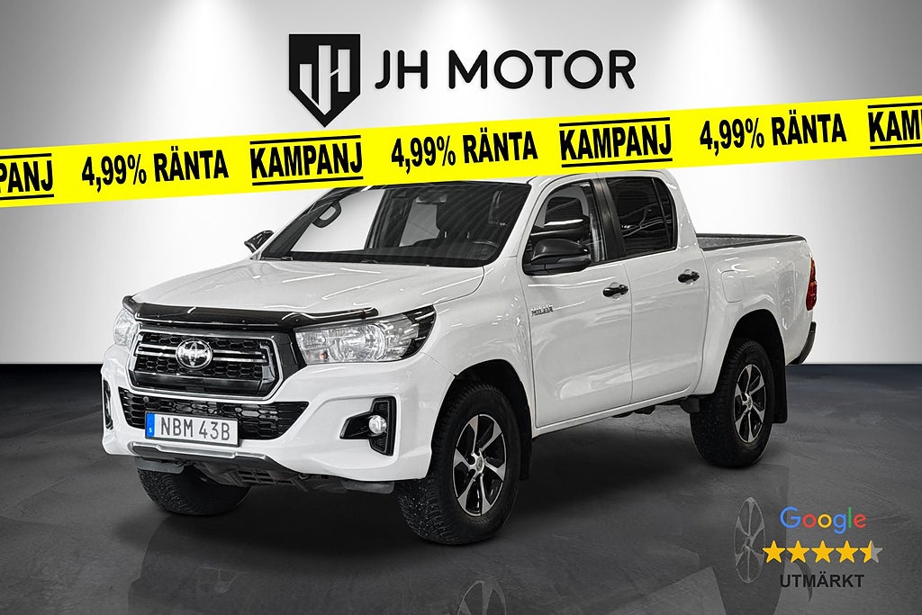 Toyota HiLux Dubbelhytt 2.4 AWD 150hk Automat MOMS/MoK/SoV