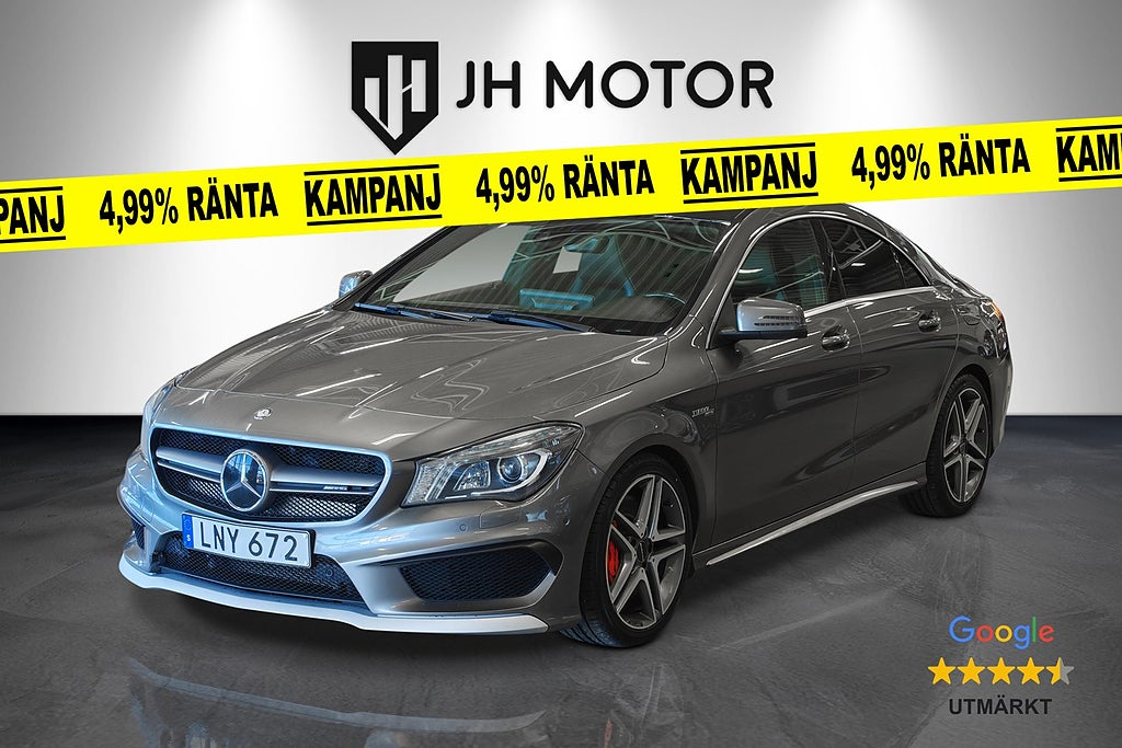 Mercedes-Benz CLA45 45 AMG 4MATIC 400hk H&K/Taklucka/Kamera