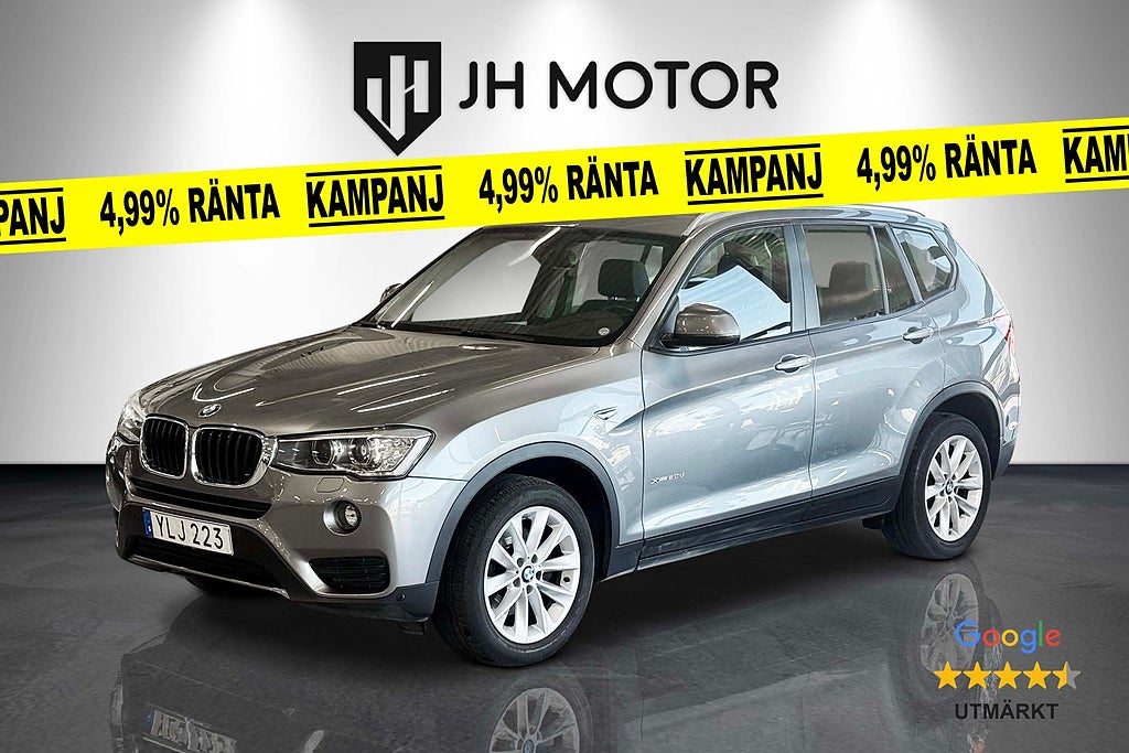 BMW X3 xDrive20d Steptronic 190hk Lågmil/Sportstolar