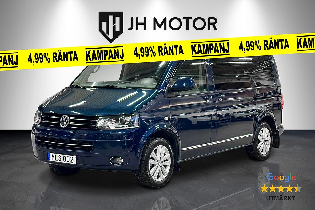 Volkswagen Multivan 2.0 TDI 4Motion Highline 180hk DVÄRMARE/Drag/Nav