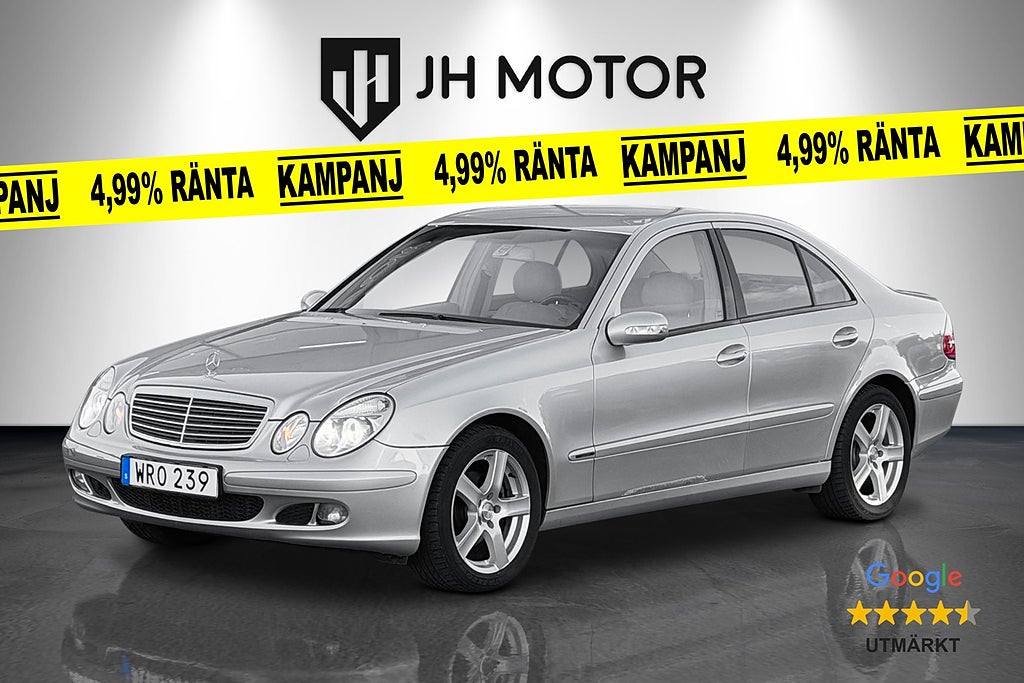 Mercedes-Benz E 200 Kompressor 5G-Tronic Classic Dragkrok/Mok/SoV