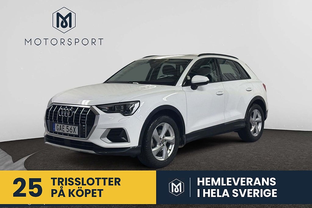 Audi Q3 35 TFSI Proline Adv DRAG Värmare P-sensor bak Låga mil