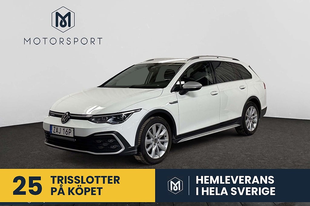 Volkswagen Golf Alltrack 4Motion Alltrack Drag Värmare LED-Ramp Carplay Adaptiv