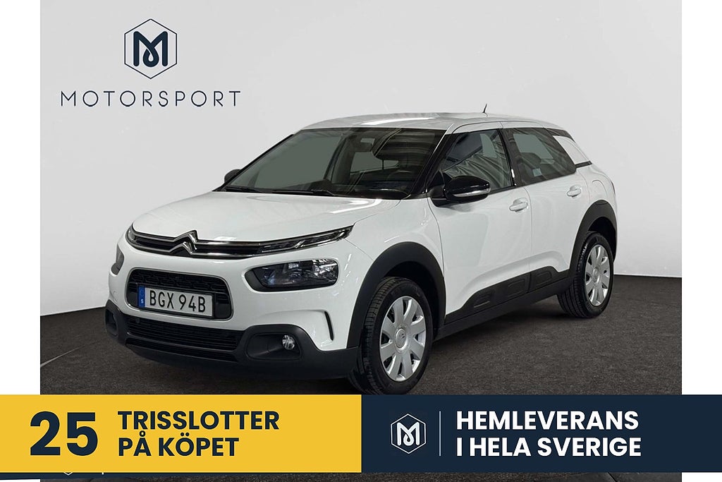 Citroën C4 Cactus 1.2 PT Feel 110hk Farthållare Låga mil Apple Carplay