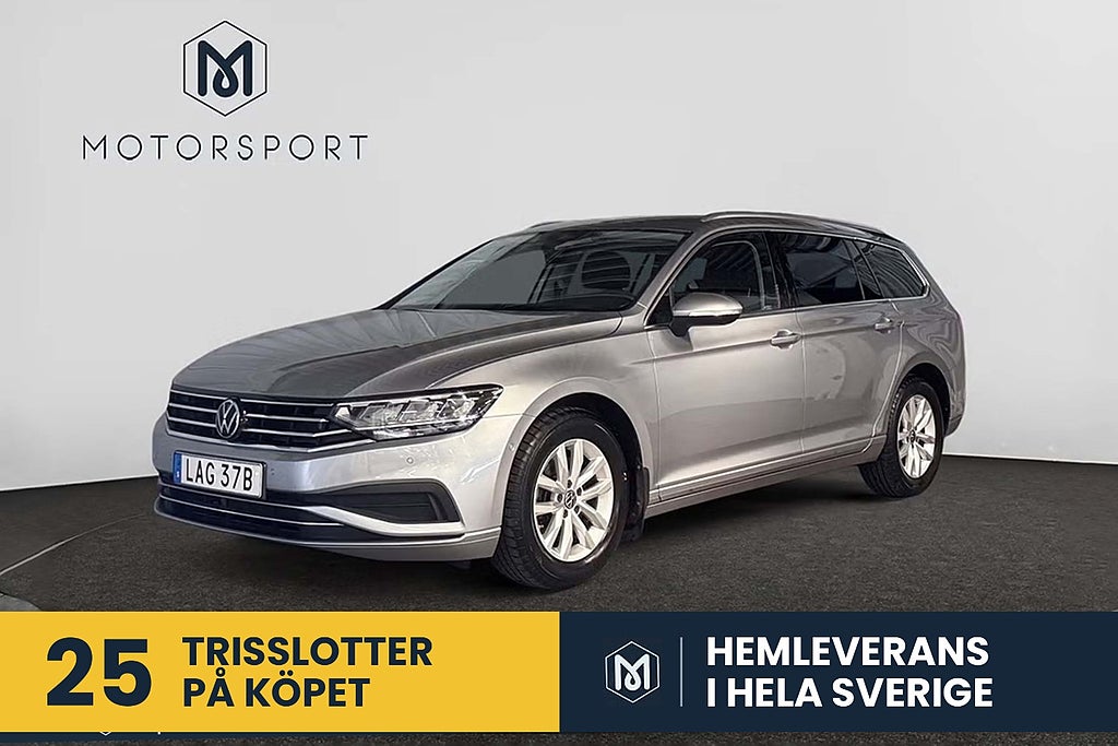 Volkswagen Passat Sportscombi 150hk Aut Adap-farth Dragkrok Rattvärme