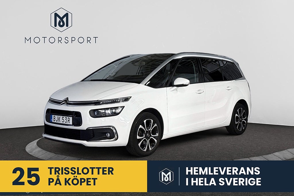 Citroën Grand C4 Spacetourer Aut 7-sits  Backkamera Navigation Carplay Keyless