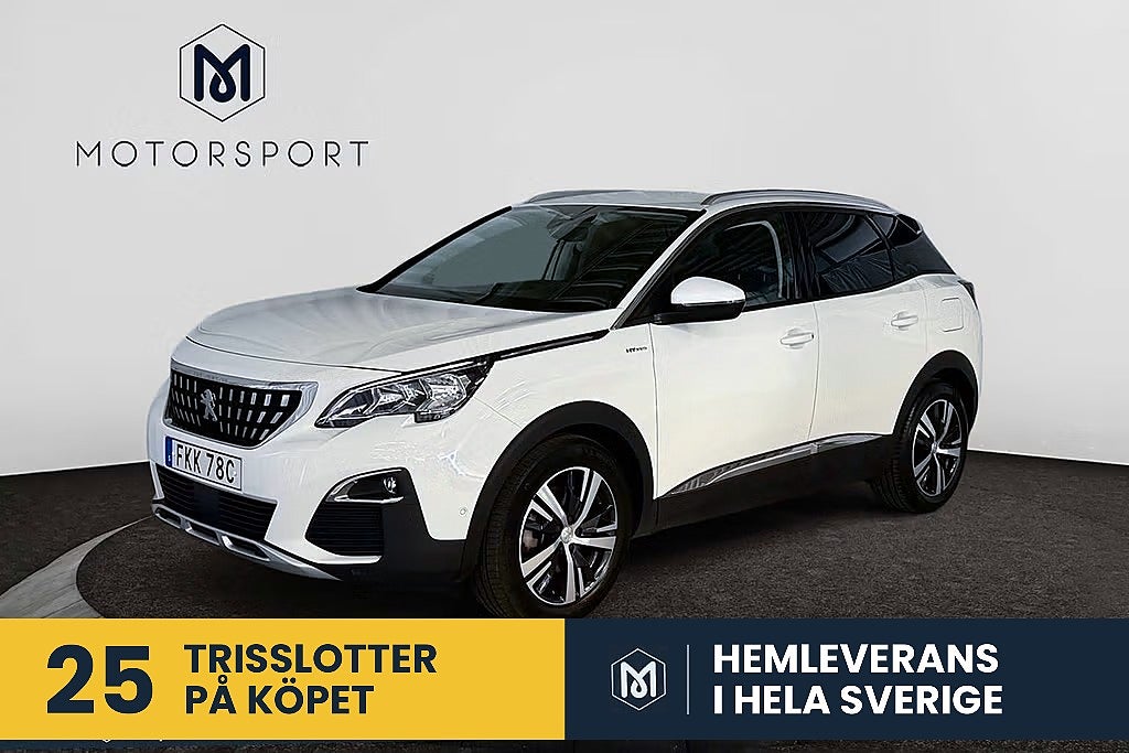 Peugeot 3008 GT HYBRID Aut Farthållare Dragkrok Carplay Navigation