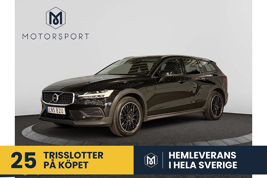 Volvo V60 Cross Country D4 AWD Aut DRAG Värmare Adap farth Carplay Navi