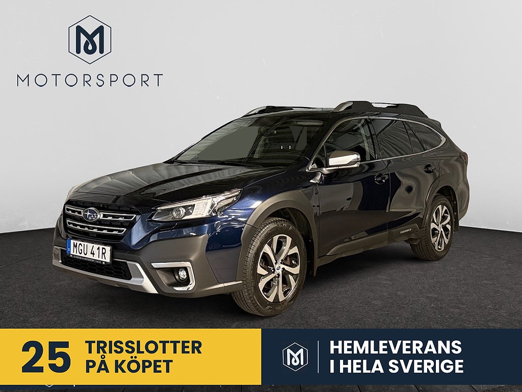 Subaru Outback 2.5 4WD XFuel Touring DRAG Adap-fart Carplay Navi Skinn