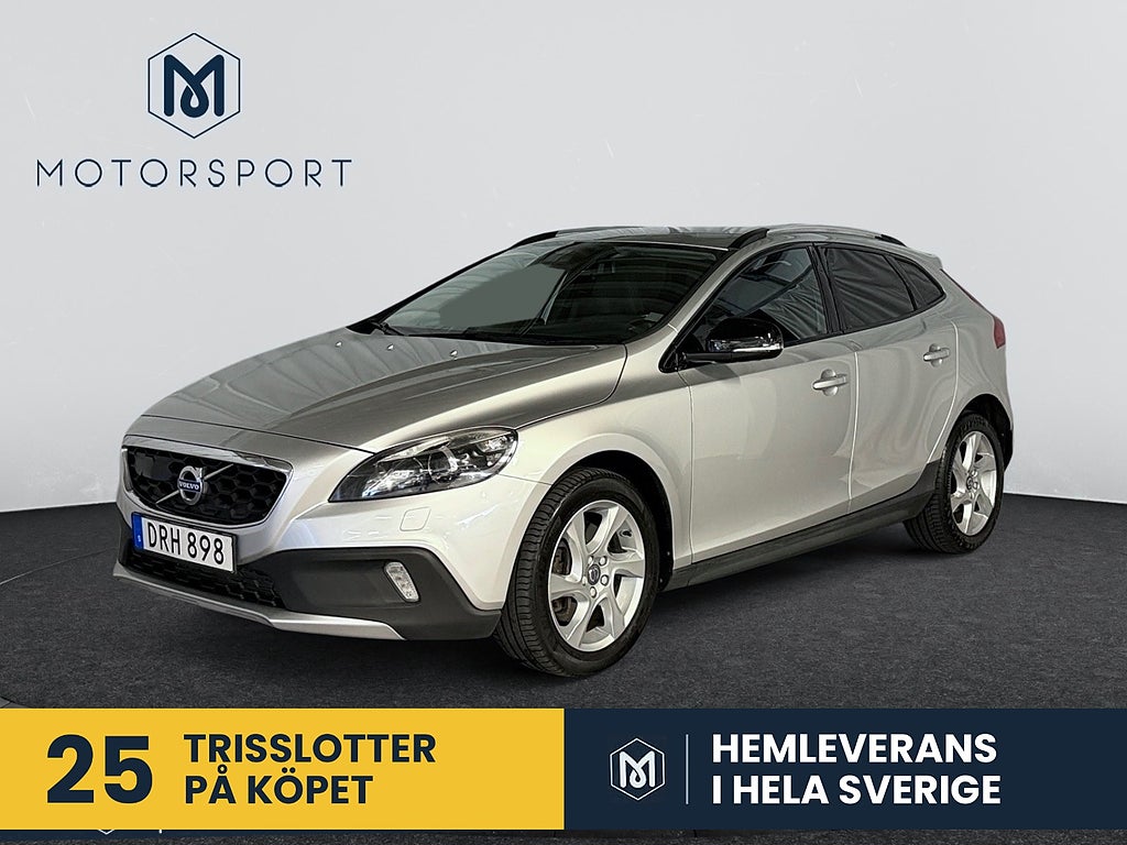 Volvo V40 Cross Country D3 DRAG Värmare Navi Bluetooth VoC Sensor bak