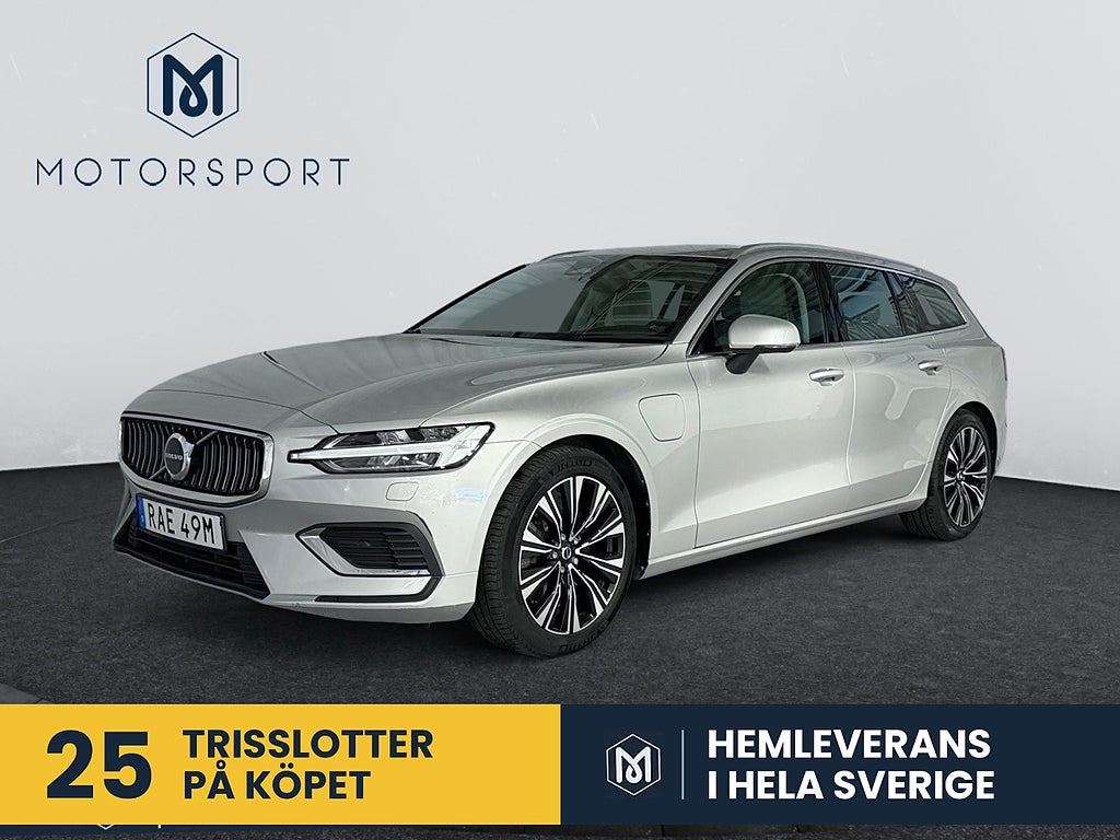 Volvo V60 Recharge T6 AWD Core Edition Drag Förklimat Backkamera