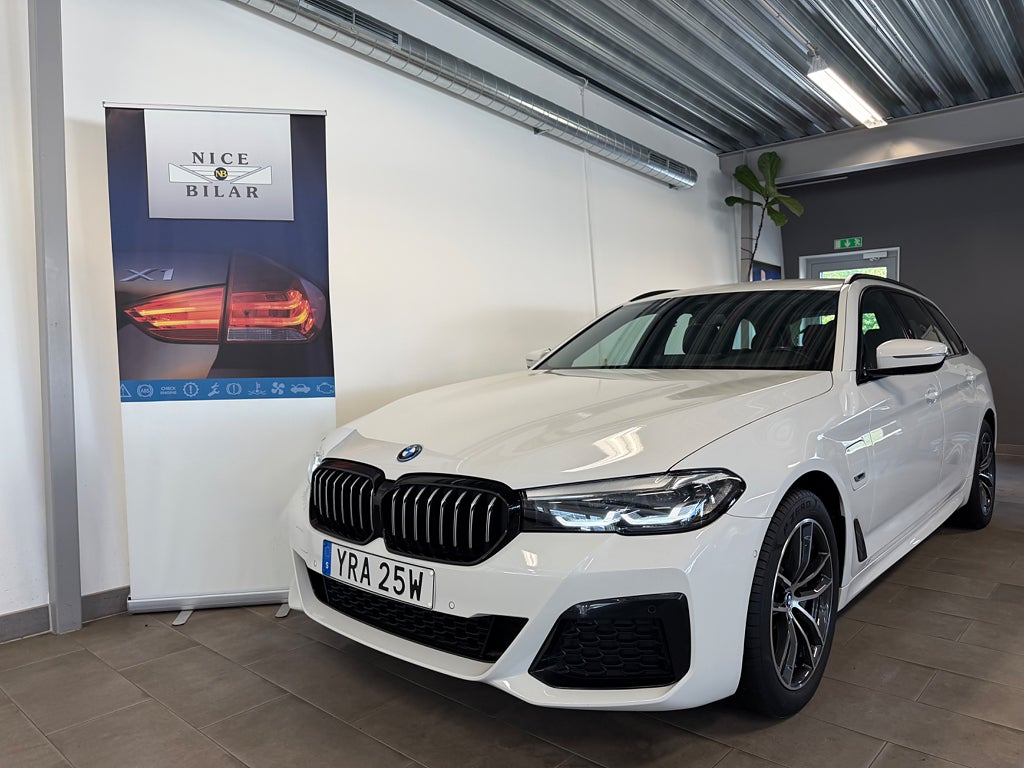 BMW 530e Touring M Sport Drag Läder HiFi B-kam Navi 1äg s&v
