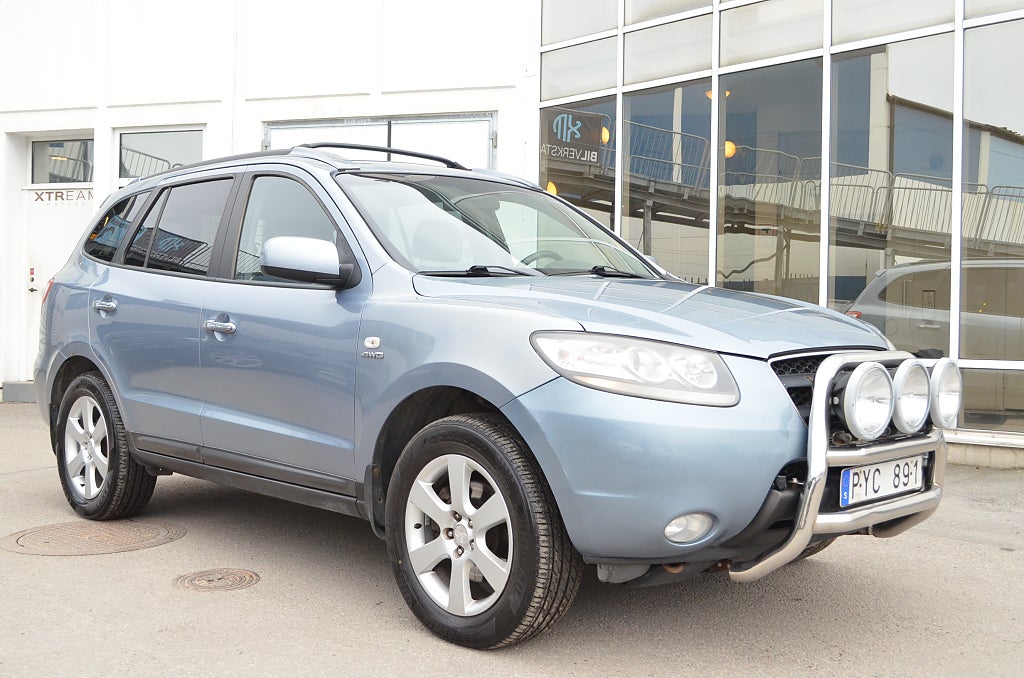 Hyundai Santa Fe 2.2 CRDi 4WD Automat Läder Drag M-Värmare Svensksåld