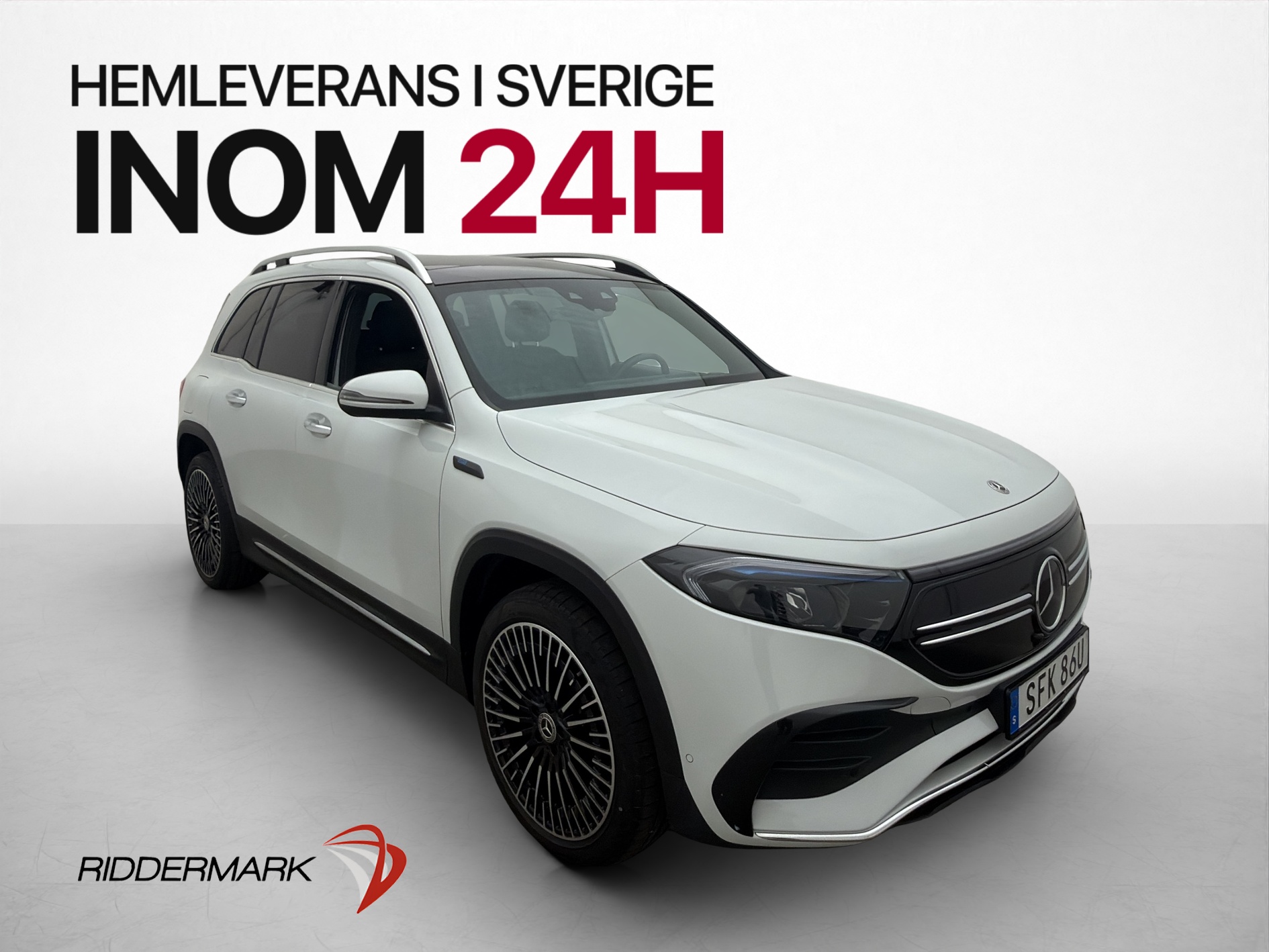 Mercedes-Benz EQB 300 4MATIC 228hk 7-Sits AMG Pano Kamera