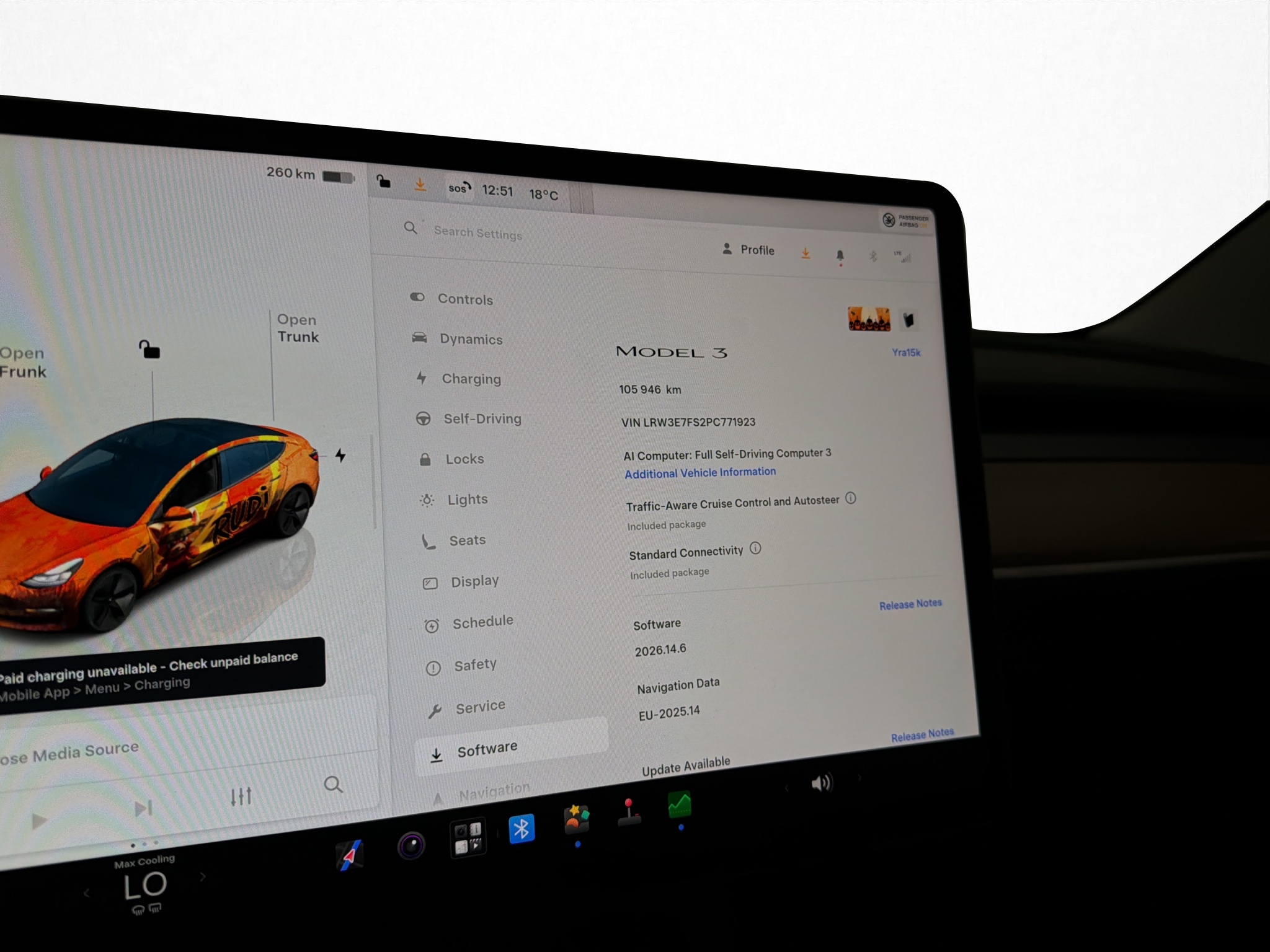 Tesla Model 3 2023 - miniatyr 21