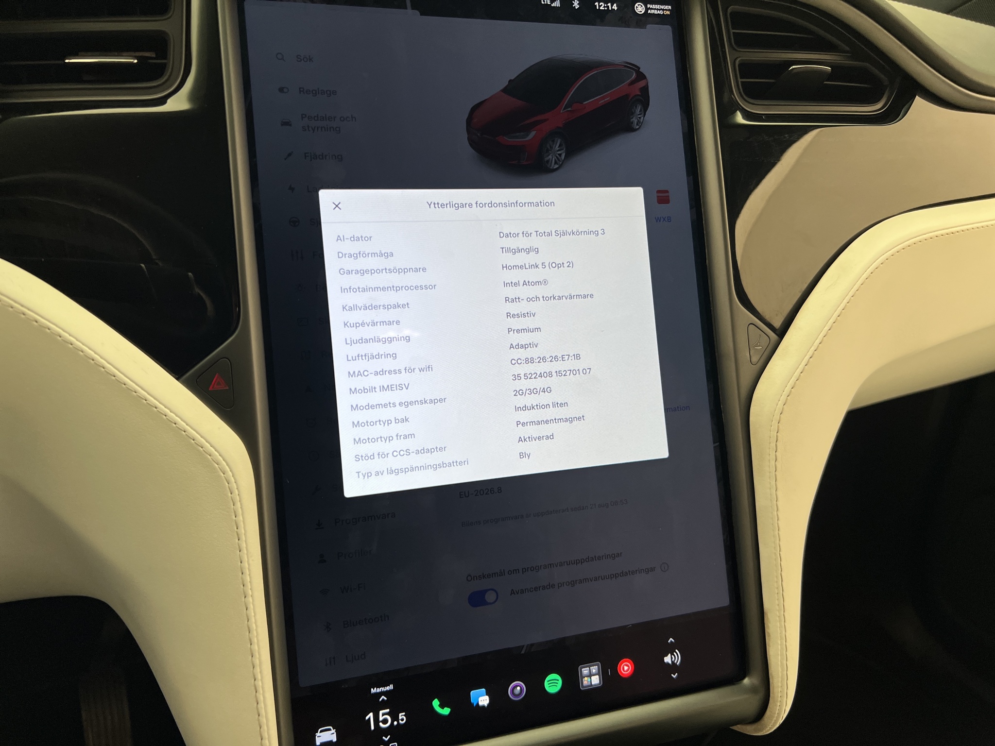 Tesla Model X 2020 - miniatyr 26
